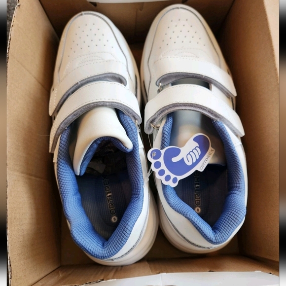 ORTOREX Women Diabetic Orthopedic Walking Tennis Shoes White Size 8 Comfortable - Picture 6 of 7